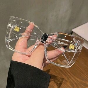 NEW Clear Oversize Fashion Glasses